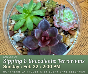 (Event Tickets) Sipping & Succulents: Terrarium Making Feb 22